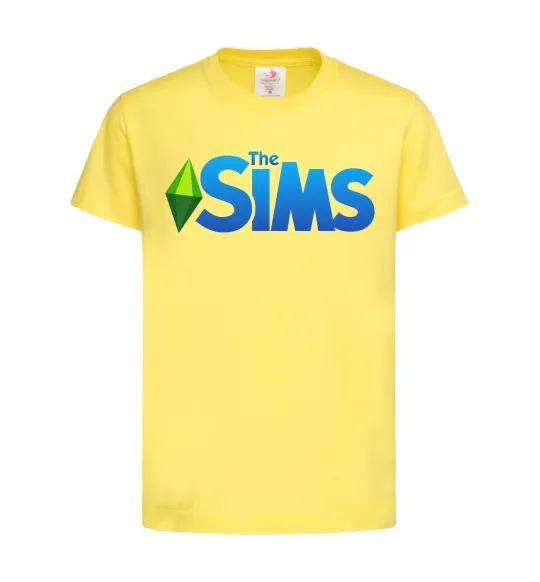 Дитяча футболка The Sims logo Лимонний фото