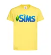 Дитяча футболка The Sims logo Лимонний фото