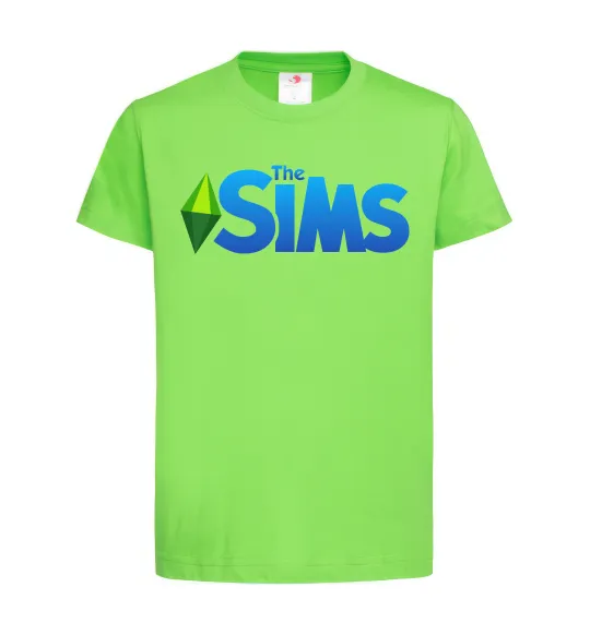Дитяча футболка The Sims logo Лаймовий фото