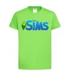 Дитяча футболка The Sims logo Лаймовий фото