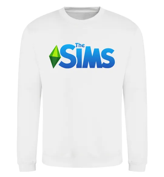 Світшот The Sims logo Білий фото
