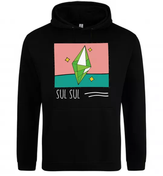 Женская толстовка (худи) Sims Sul Sul Черный фото