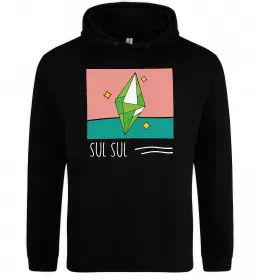 Женская толстовка (худи) Sims Sul Sul Черный фото