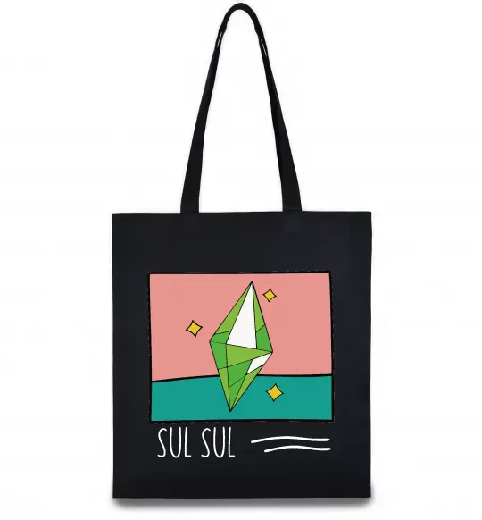 Еко-сумка Sims Sul Sul Чорний фото