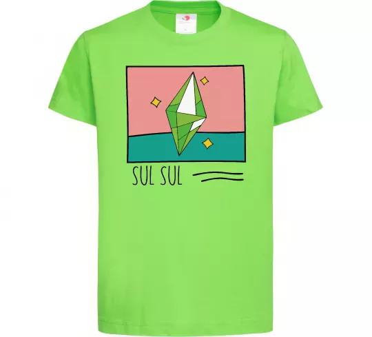 Детская футболка Sims Sul Sul Лаймовый фото