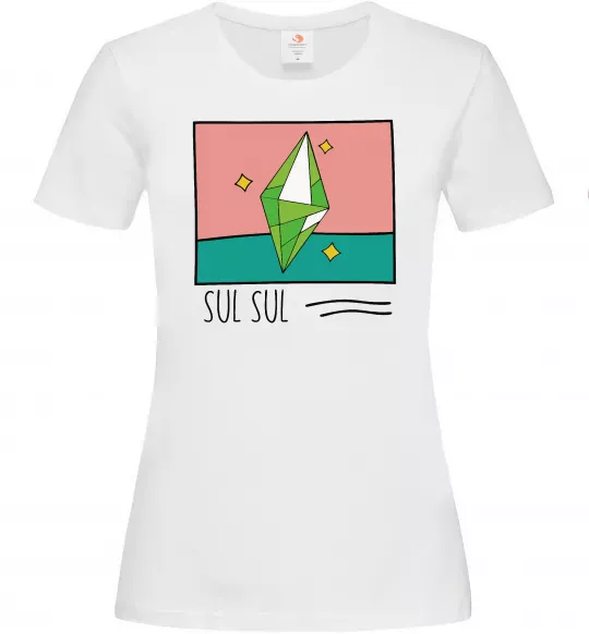 Жіноча футболка Sims Sul Sul Білий фото