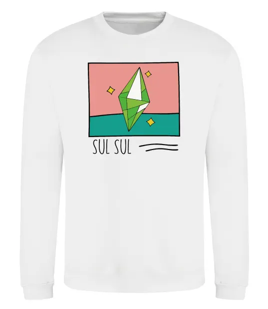 Свитшот Sims Sul Sul Белый фото