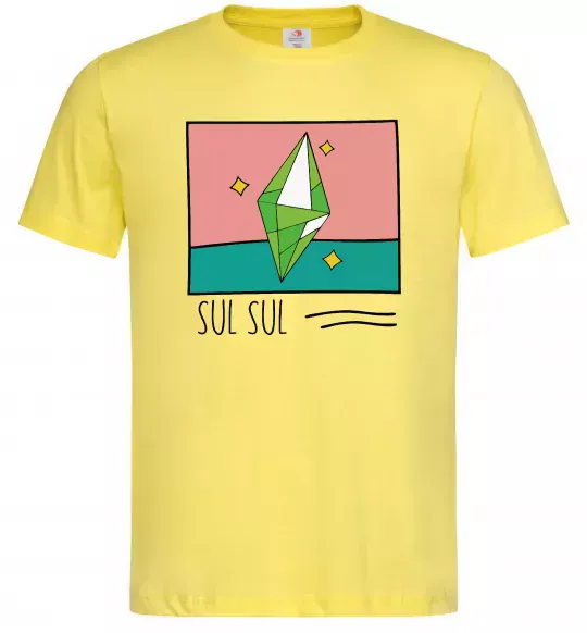 Мужская футболка Sims Sul Sul Лимонный фото