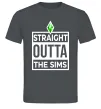 Мужская футболка Straight outta the Sims Графит фото
