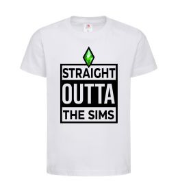 Детская футболка Straight outta the Sims