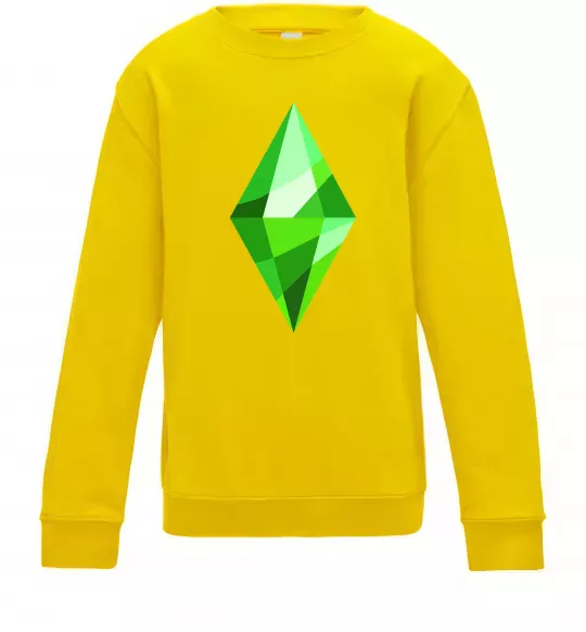 Детский Свитшот Plumbob Солнечно желтый фото