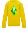 Детский Свитшот Plumbob Солнечно желтый фото
