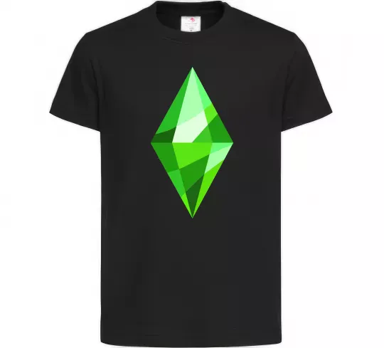 Детская футболка Plumbob Черный фото