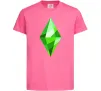 Детская футболка Plumbob Ярко-розовый фото