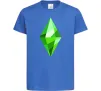 Детская футболка Plumbob Ярко-синий фото