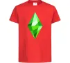 Детская футболка Plumbob Красный фото