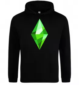 Мужская толстовка (худи) Plumbob Черный фото