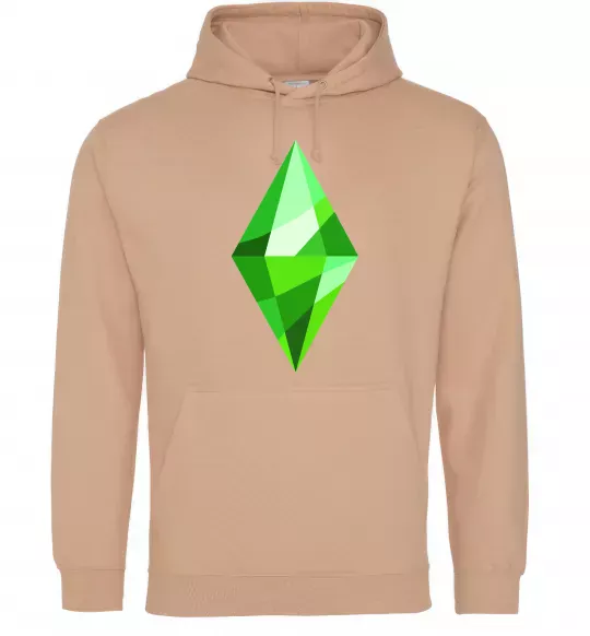 Женская толстовка (худи) Plumbob Песочный фото