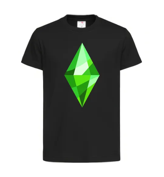 Дитяча футболка Plumbob Чорний фото