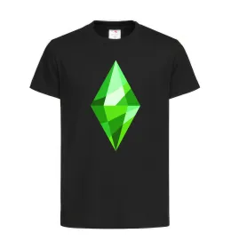 Детская футболка Plumbob Черный фото