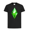 Дитяча футболка Plumbob Чорний фото