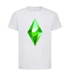 Дитяча футболка Plumbob Білий фото