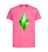 Дитяча футболка Plumbob Яскраво-рожевий фото