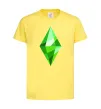 Дитяча футболка Plumbob Лимонний фото