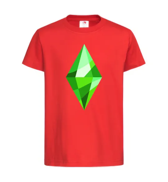 Дитяча футболка Plumbob Червоний фото