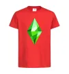 Дитяча футболка Plumbob Червоний фото