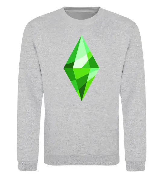 Свитшот Plumbob Серый меланж фото