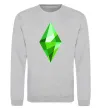 Свитшот Plumbob Серый меланж фото