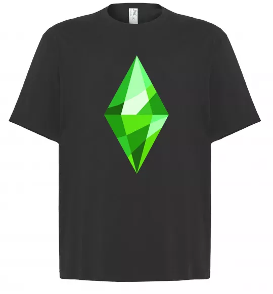 Футболка Оверсайз Plumbob Чорний фото