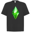 Футболка Оверсайз Plumbob Чорний фото