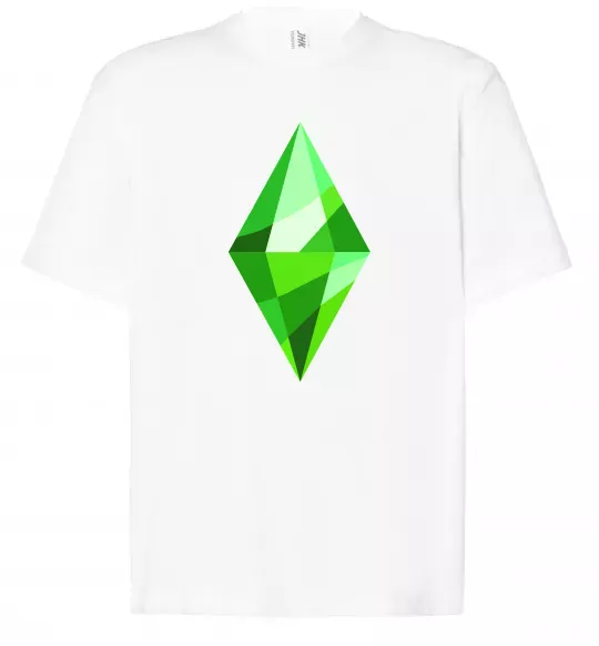 Футболка Оверсайз Plumbob Білий фото