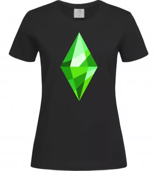 Женская футболка Plumbob Черный фото