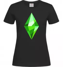 Женская футболка Plumbob Черный фото