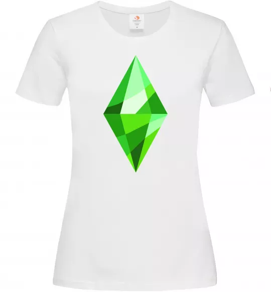 Женская футболка Plumbob Белый фото