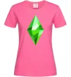 Женская футболка Plumbob Ярко-розовый фото