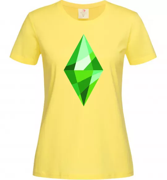 Женская футболка Plumbob Лимонный фото