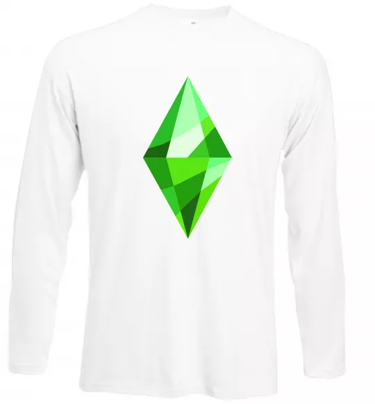 Лонгслив Plumbob Белый фото