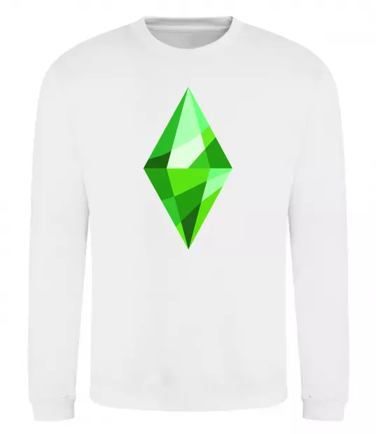 Світшот Plumbob Білий фото