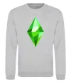 Світшот Plumbob Сірий меланж Світшот Plumbob Сірий меланж фото