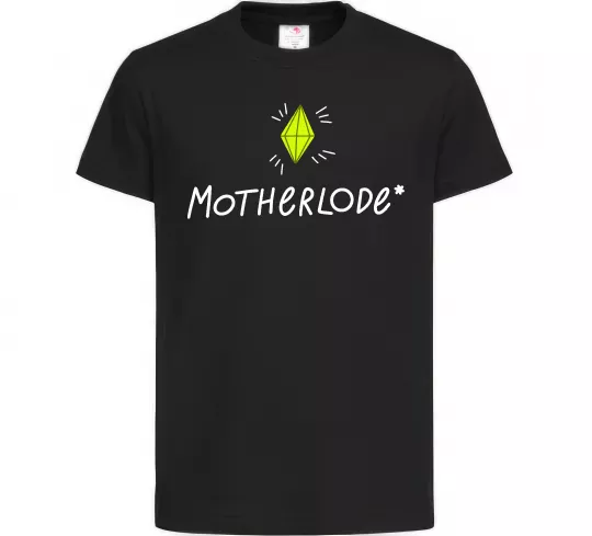 Дитяча футболка Motherlode Чорний фото