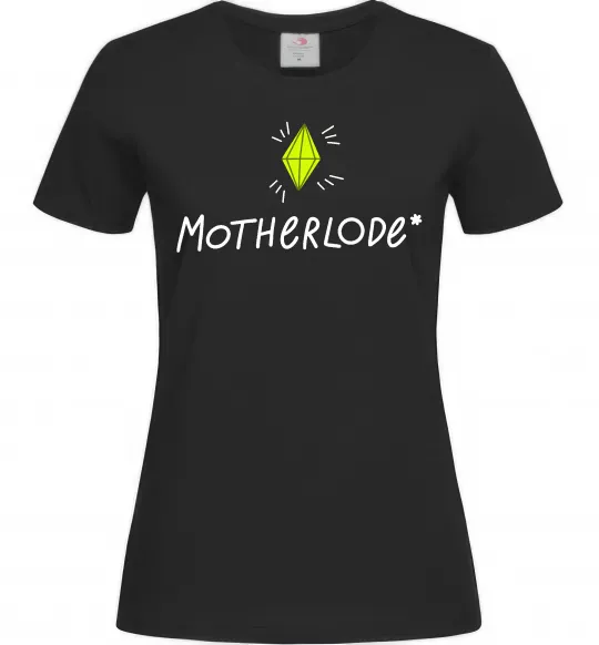 Женская футболка Motherlode Черный фото