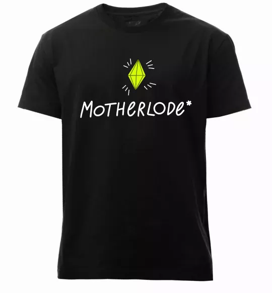 Мужская премиум футболка Motherlode Черный фото