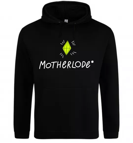 Женская толстовка (худи) Motherlode Черный фото