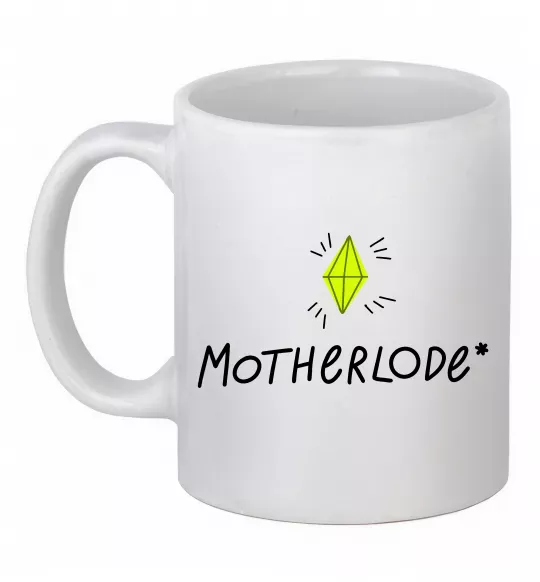 Чашка керамічна Motherlode Білий фото