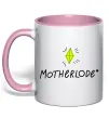 Чашка с цветной ручкой Motherlode Нежно розовый фото