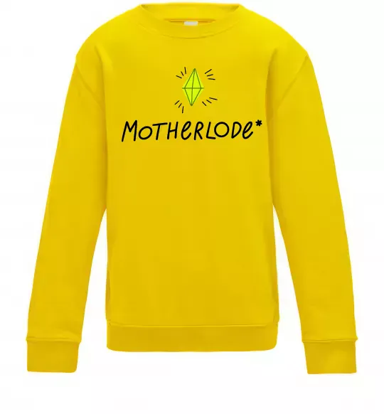 Детский Свитшот Motherlode Солнечно желтый фото